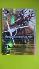 Cartão RizeGreymon Digimon BT2 038 Holo Foil raro LV 5 Ultimate Vaccine Cyborg comprar usado  Enviando para Brazil