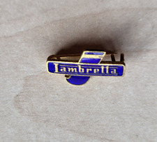 Vintage esmalte latón parte posterior plana LAMBRETTA scooter motocicleta logotipo pin insignia años 60 segunda mano  Embacar hacia Argentina