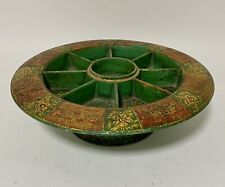 Roda de jogo de cartas antiga original Papa Joana pintada à mão verde dourada, usado comprar usado Roda de jogo de cartas antiga original Papa Joana pintada à mão verde dourada, usado comprar usado  Enviando para Brazil