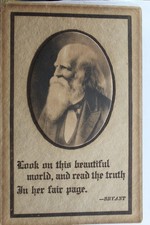 Usado, Cartão postal antigo vintage Bryant Look On This Beautiful World Read Truth Fair Page PC comprar usado Usado, Cartão postal antigo vintage Bryant Look On This Beautiful World Read Truth Fair Page PC comprar usado  Enviando para Brazil