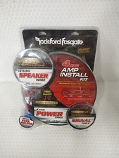 Kit completo de instalação amplificador Rockford Fosgate RFK4X 4 AWG calibre lacrado comprar usado  Enviando para Brazil