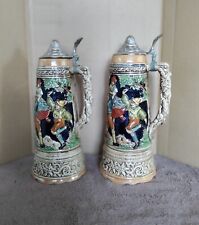 Usado, Par de caixa musical vintage Toyo Japão 1 QT. Pedras de cerveja de cerâmica 13" de altura  comprar usado  Enviando para Brazil