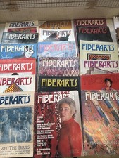 Lot Of 18  Vintage Rare Fiberarts Sewing Crafting Weaving Magazines 1980’s comprar usado  Enviando para Brazil