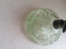Vintagegreen glass perfume for sale  SAFFRON WALDEN
