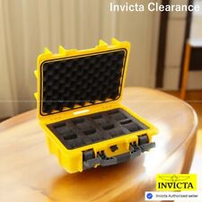 INVICTA OITO 8 SLOTS IMPACT relógio amarelo caixa de armazenamento estojo de colecionador edição clássica. comprar usado  Enviando para Brazil