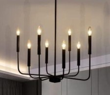 Black chandelier light for sale  Covington