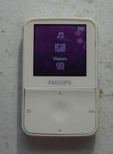 MP3 player Philips GoGear Vibe 4GB mídia digital branco. Funciona muito bem, bateria nova comprar usado  Enviando para Brazil