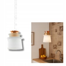 Lampa Wisząca W Stylu Skandynawskim Eglo SCAZON Biel Miedź Do Domu Biura, używany na sprzedaż Lampa Wisząca W Stylu Skandynawskim Eglo SCAZON Biel Miedź Do Domu Biura, używany na sprzedaż  PL