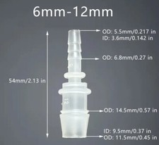6mm 12mm schlauchadapter gebraucht kaufen  Reutlingen