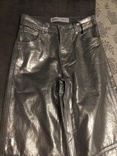 Bershka silver metallic for sale  NORWICH