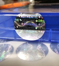 Hologramm aufkleber rund gebraucht kaufen  Deutschland