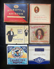 Six vintage cigarette for sale  EXMOUTH