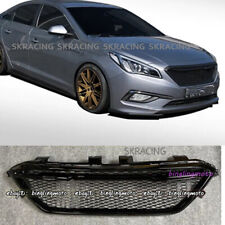 Usado, Capa grade central para para para-choque dianteiro preta brilhante Hyundai Sonata SE 2015-2017 comprar usado  Enviando para Brazil