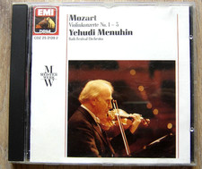Mozart violinkonzerte yehudi gebraucht kaufen  Bühl