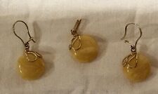 Amber earrings pendant for sale  CRAWLEY