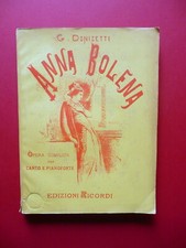 Spartito anna bolena usato  Italia