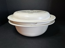 Caçarola Tupperware vintage microondas 2 qt redonda ventilada tampa 3/4 qt veja fotos comprar usado  Enviando para Brazil