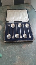 Hallmarked silver teaspoons for sale  LIMAVADY