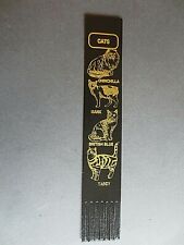 Leather bookmark cats for sale  NORWICH