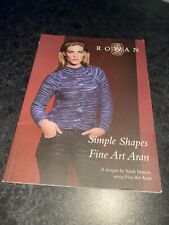 Rowan simple shapes. for sale  STOKE-ON-TRENT