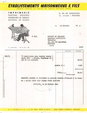 1963 imprimerie papeterie d'occasion  France