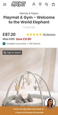 Mamas papas elephant for sale  CAMBRIDGE