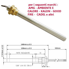 Resistenza candeletta stufa usato  Aci Sant Antonio