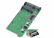 mSATA Mini PCI-E 3x5 cm SSD To USB 2.0 / 2.5" SATA 7+15 pin conversion adapter comprar usado  Enviando para Brazil