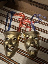 Vintage brass drama for sale  Detroit