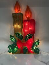 Velas de Navidad Vintage Iluminan Decoración Plástico Probado y Funciona segunda mano  Embacar hacia Argentina