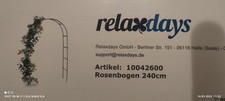 Relaxdays torbogen rankhilfe gebraucht kaufen  Kottenheim