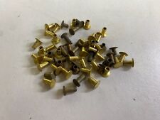 Brass tubular rivets for sale  LEICESTER