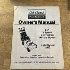 Cub cadet speed for sale  Mount Holly Springs