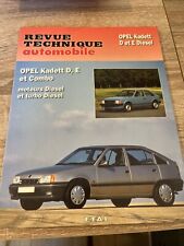 Revue technique OPEL KADETT D E COMBO 16D 17D 15D TURBO DIESEL comprar usado  Enviando para Brazil