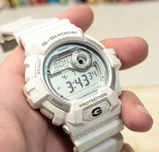 Usado, Relógio de pulso masculino Casio G-Shock digital led azul G-8900A branco alarme cronógrafo comprar usado  Enviando para Brazil