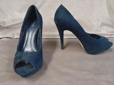Navy suede style for sale  BRISTOL