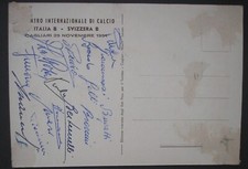Cartolina calcio italia usato  Torino