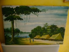 Ancien tableau toile d'occasion  Beaurieux