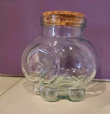 Glass elephant canister for sale  Sylvania