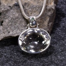 Bergkristall anhänger 925er gebraucht kaufen  Berlin