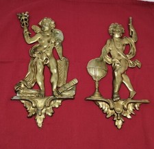 Brass cherub wall for sale  Lomita
