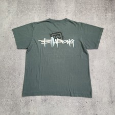 Camiseta Billabong Vintage Y2K Logotipo Grande Surf Skate Gráfico Anos 00 Masculina Tamanho M comprar usado  Enviando para Brazil