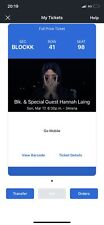 Blk seated ticket for sale  Ireland