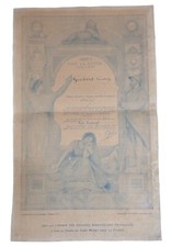 Diplôme mort patrie d'occasion  Isigny-sur-Mer