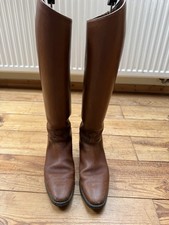 Lederreitstiefel farbig braun gebraucht kaufen  Untermerzbach