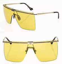 Óculos de sol GUCCI AUTÊNTICO unissex tamanho grande 1096 amarelo dourado GG1096S 003 comprar usado  Enviando para Brazil