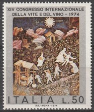 Italia repubblica 1974 usato  Zungoli