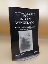 Autobiographie indien winnebag d'occasion  Lézignan-Corbières