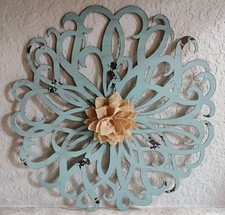 Rustic metal flower for sale  Marble City