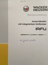 Wacker neuson irfu gebraucht kaufen  Freital